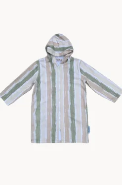 Island Sand Hooded Towelling Robe M/L