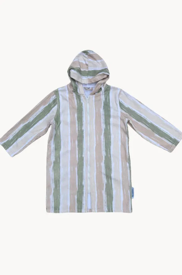 Island Sand Hooded Towelling Robe L/XL