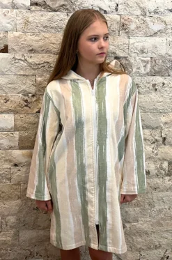 Island Sand Hooded Towelling Robe L/XL