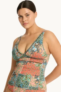 Java Spliced Longline Tri Tankini Separate