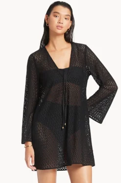 Jetset Stretch Lace Kaftan