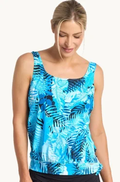 Keanu Scoop Neck Blouson Tankini Separate
