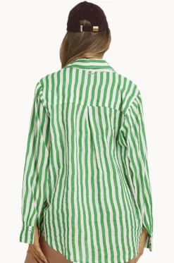 Kelly Stripe Swell Button Shirt