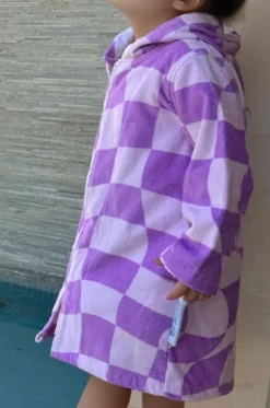 Kids Ocean Drifter Hooded Towelling Robe 5-7Y