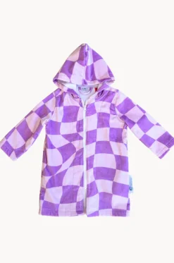 Kids Ocean Drifter Hooded Towelling Robe 3-5Y