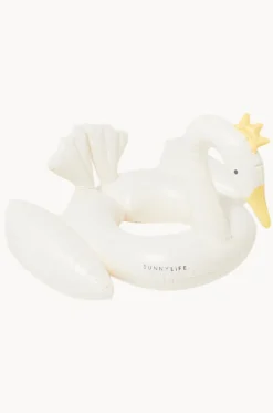 Kids Princess Swan Tube Pool Ring