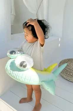 Kids Salty The Shark Tube Pool Ring
