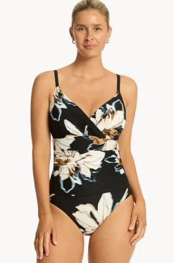 La Luna DD/E Cup Wrap Front One Piece