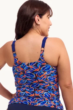 Leaf Blower Scoop Neck Tankini Separate