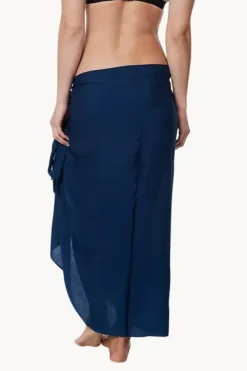 Long Plain Fringed Sarong