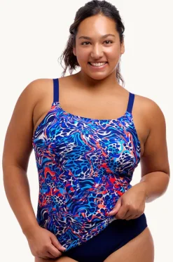 Mad Cat Scoop Neck Tankini Separate