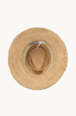 Magdalena Raffia Adjustable Fedora