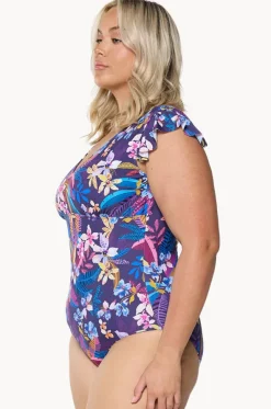 Majorca Frill V Neck One Piece