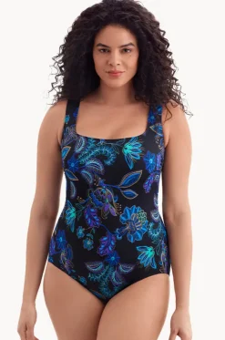 Majorelle Garden Long Torso Tank One Piece