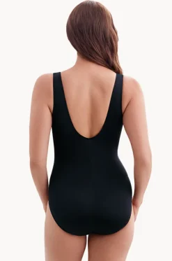 Majorelle Garden Piped Cross Over One Piece