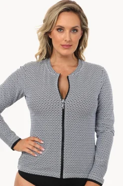 Mamiko Long Sleeve Zip Suntop