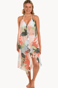 Maui Escape Maxi Halter Dress