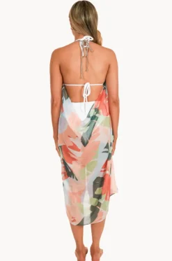 Maui Escape Maxi Halter Dress