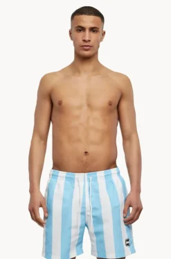 Mens Bar Stripe Swim Short