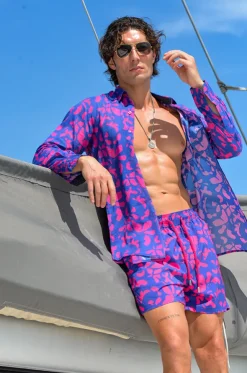 Mens Big Floral Swim Short