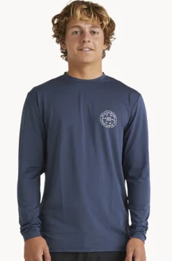 Mens Big Wave Daz Long Sleeve Suntop