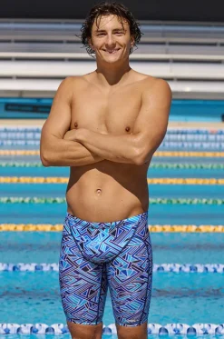 Mens Blue Bits Jammer