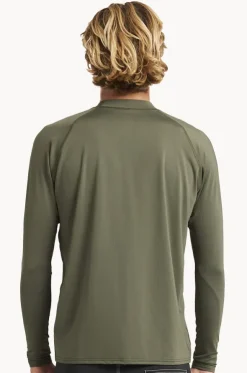 Mens Boxed Arch Long Sleeve Suntop