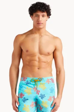 Mens Knit Turtle Swim Short