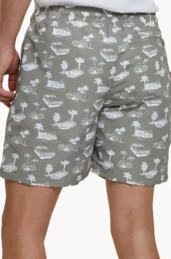 Mens Pattern Swim Short