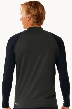Mens Shock Long Sleeve Suntop