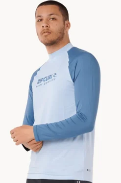 Mens Shock Long Sleeve Suntop
