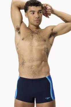 Mens Solid Spliced Aquashort