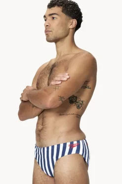 Mens Stripe Brief