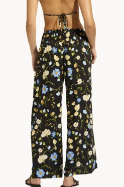 Modern Romance Shirred Waist Wrap Pant