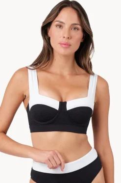 Monochrome Texture Original Bustier Balconette