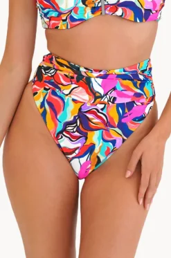 Nadia High Leg Gathered Pant