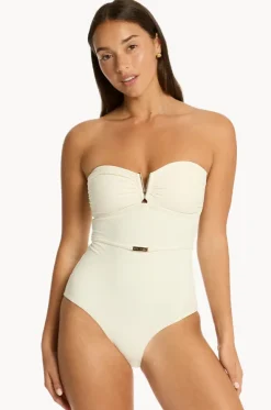 Nautique V Bar Bandeau One Piece