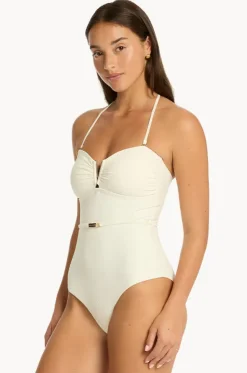 Nautique V Bar Bandeau One Piece