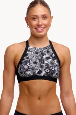 Nights Rose Hi Light Swim Top