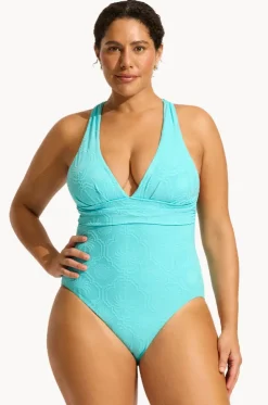 Oasis Cross Back One Piece