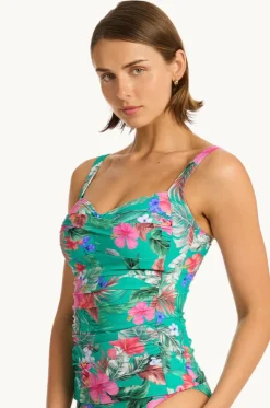 Pacifico Twist Front Tankini Separate