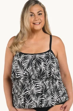 Palm Retreat Tiered Tankini Separate +