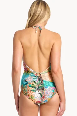 Papaya Double Ring One Piece