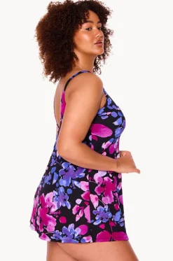 Paper Flowers Swim Dress