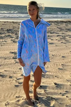 Pastel Breeze Hooded Towel Robe L/XL