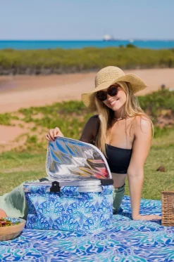 Peacock Paradise Market Cooler Bag