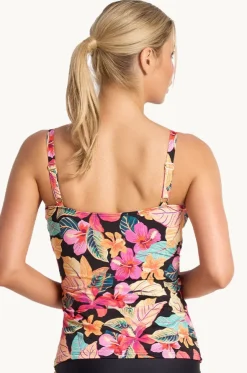 Phuket Gathered Surplice Tankini Separate