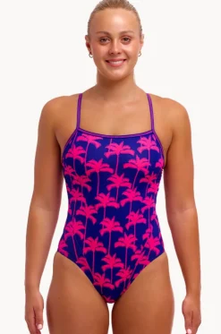 Pinky Palms Single Strap One Piece