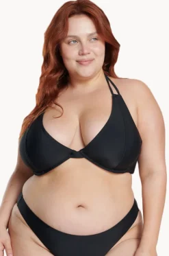 Plain GG/H Cup Underwire Halter