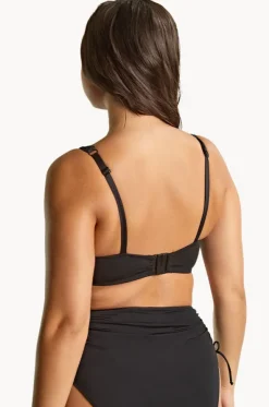 Plain Gina H Cup Square Neck Crop